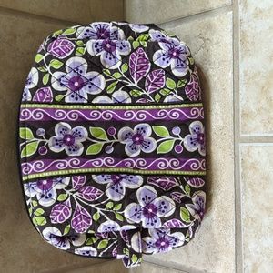 Vera Bradley quilted makeup bag